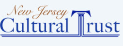 New Jersey Cultural Trust logo. The T is designed to look like a Greek column